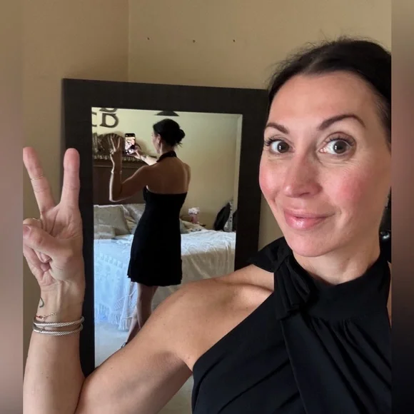 Vintage Valentino Elegant Black One Shoulder Dress - Picture 9 of 16